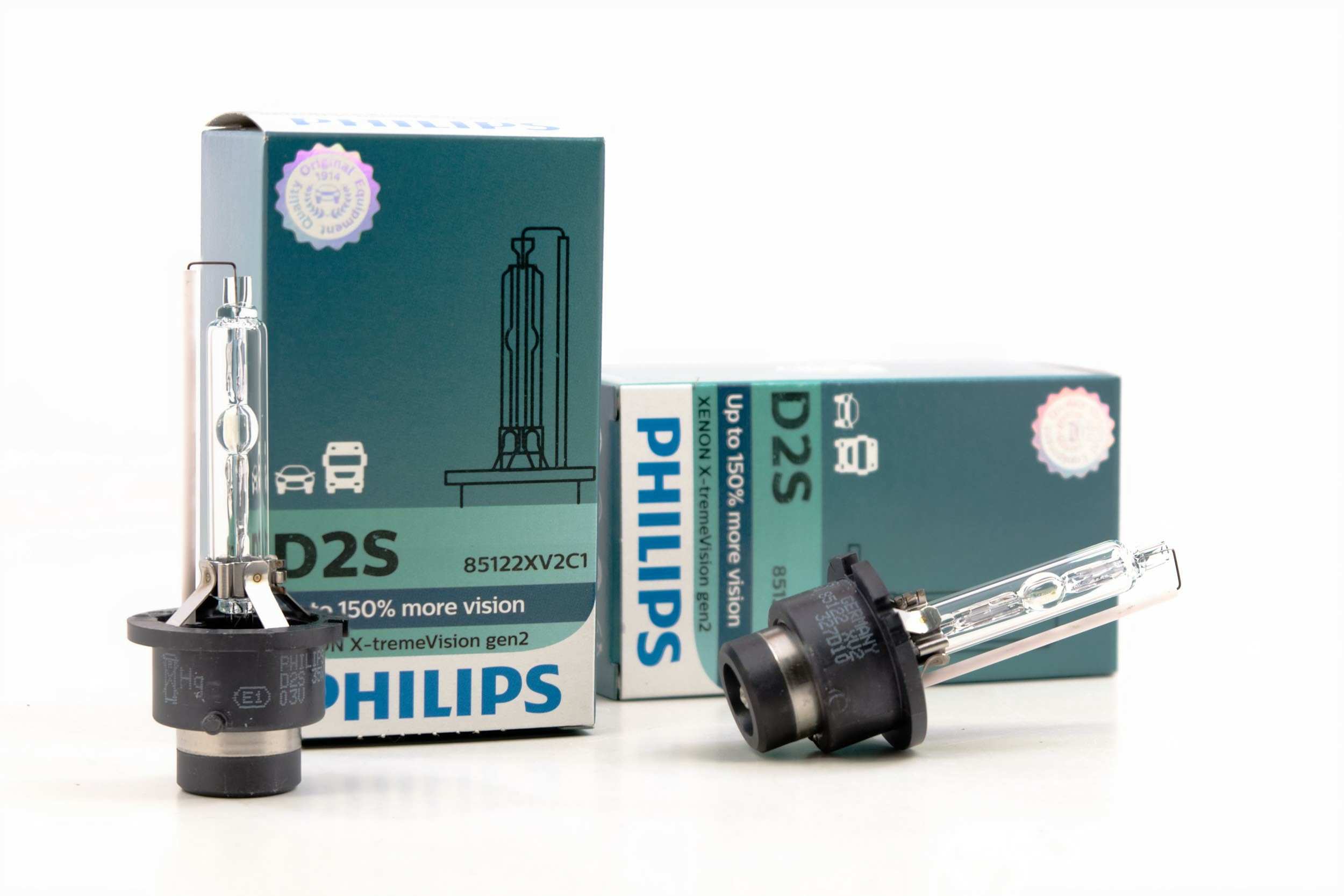 D2S 4800K HID Bulbs: Philips 85122 XV2 Xtreme Vision | HR B101